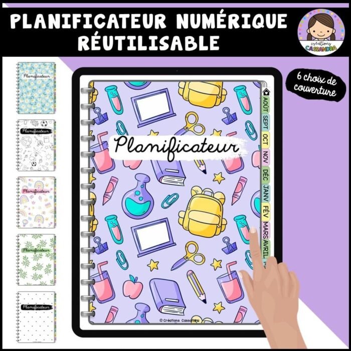 Planificateur numérique réutilisable - Coloré – Image 1