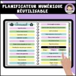 Planificateur numérique réutilisable - Coloré – Image 2