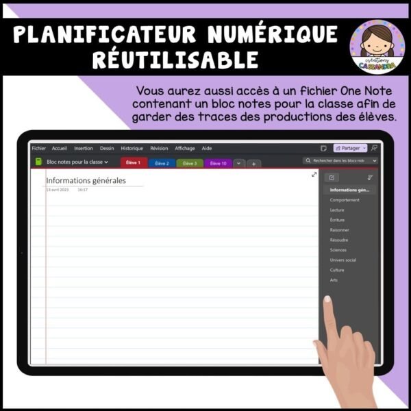 Planificateur numérique réutilisable - Coloré – Image 12