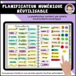 Planificateur numérique réutilisable - Coloré – Image 13