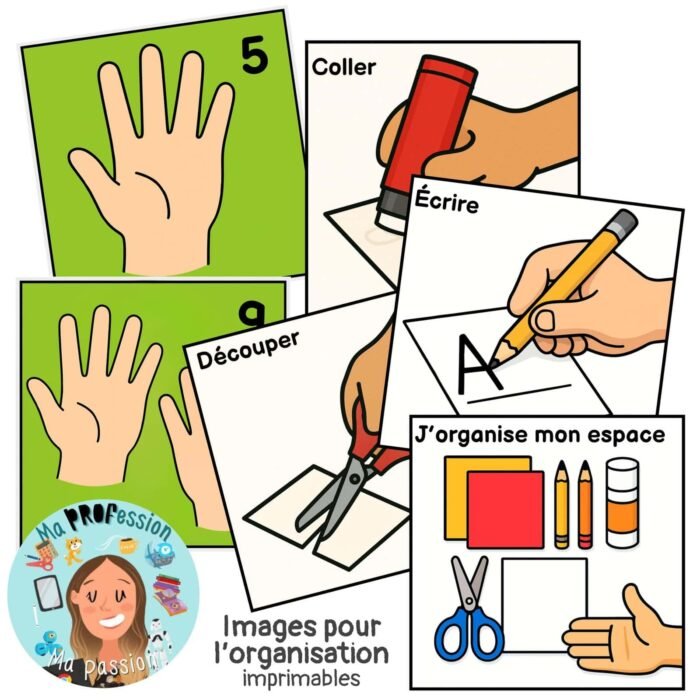 Étapes de travail au préscolaire – Image 1