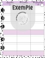 Planificateur à imprimer – Image 16