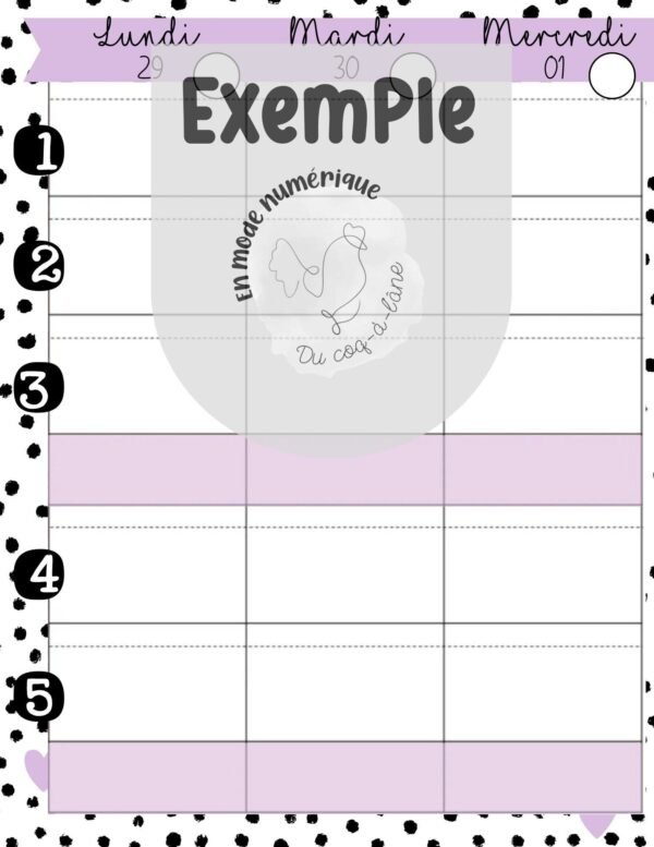 Planificateur à imprimer – Image 16