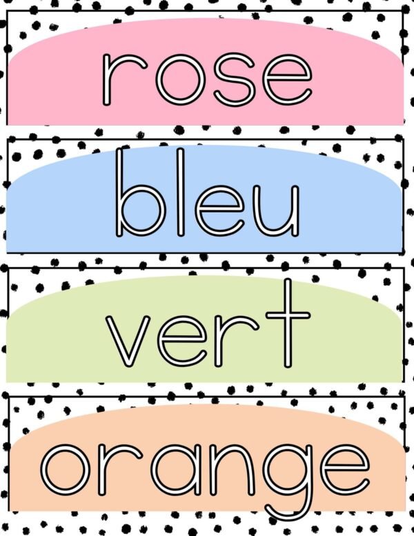 Garde-robe des mots 1re année – Image 2