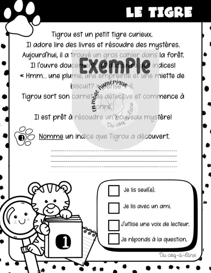 Les animaux détectives (mission : Lecture) – Image 2