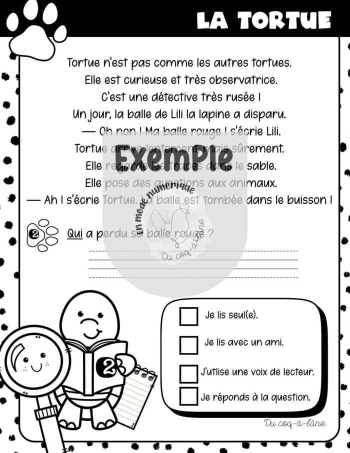 Les animaux détectives (mission : Lecture) – Image 3