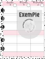 Planificateur à imprimer – Image 8