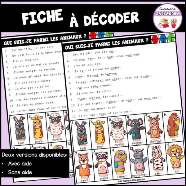 Ensemble - Fiche à décoder - Lecture de phrases – Image 10