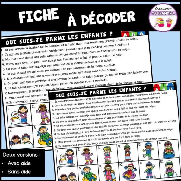 Ensemble - Fiche à décoder - Lecture de phrases – Image 3