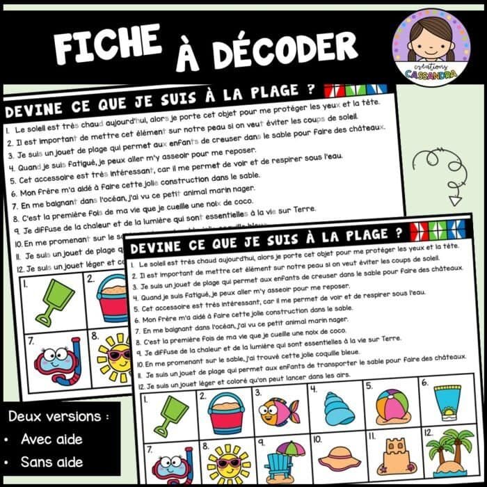 Ensemble - Fiche à décoder - Lecture de phrases – Image 2