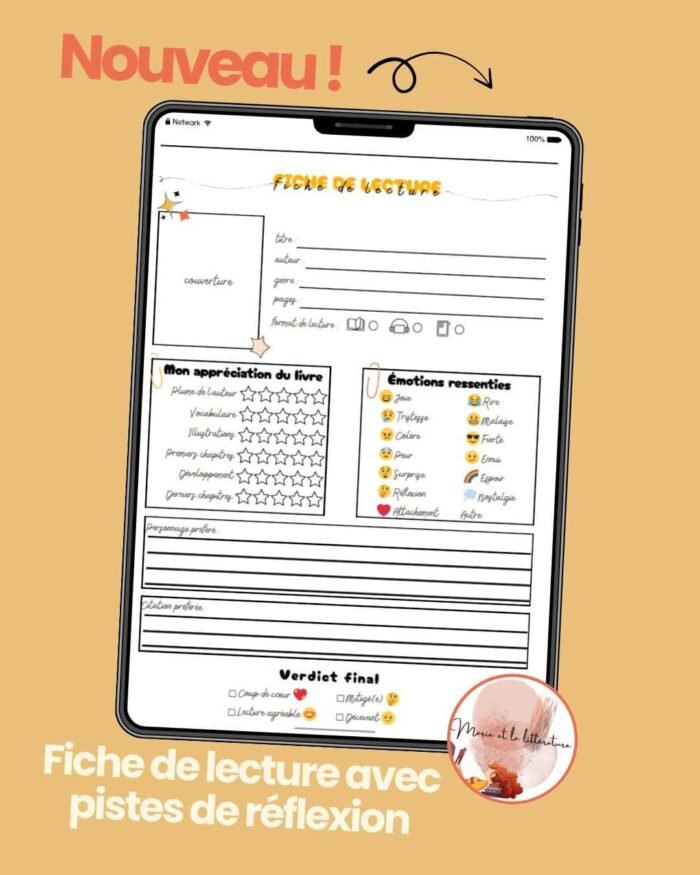 Fiche de lecture – Image 1