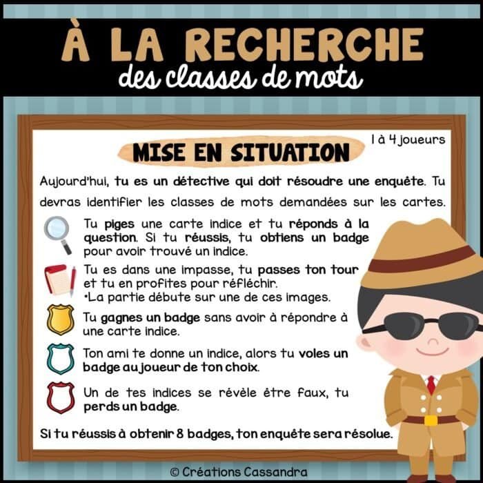 Jeu - À la recherche des classes de mots – Image 3