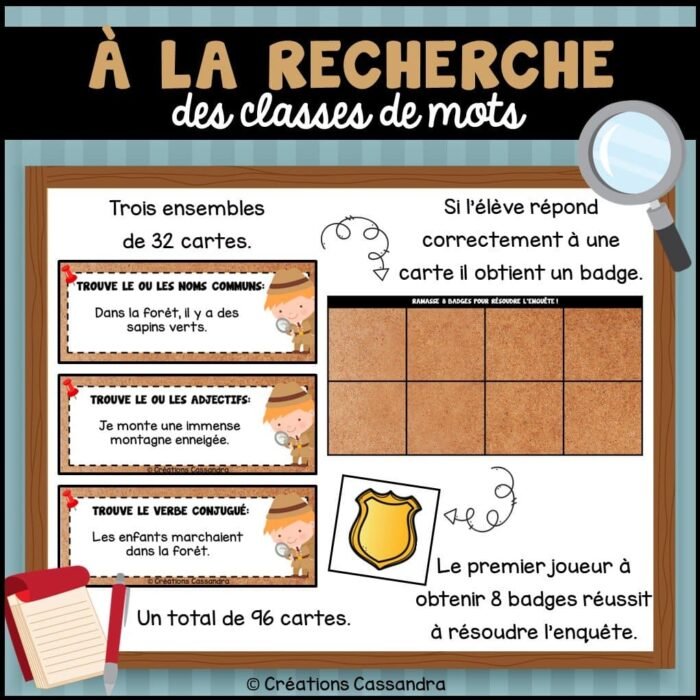 Jeu - À la recherche des classes de mots – Image 4