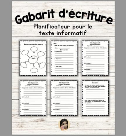 Gabarit - Plan d'un texte informatif