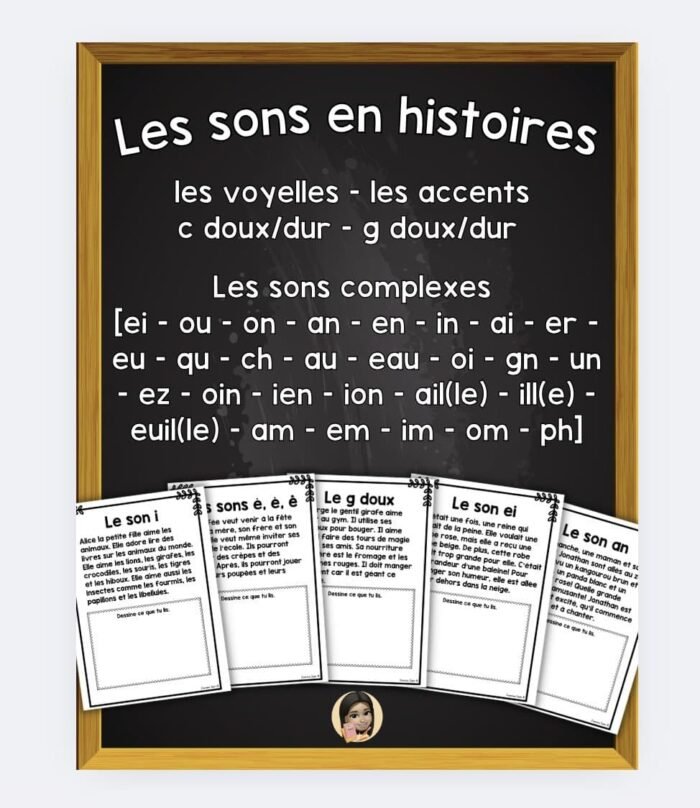 Les sons en histoires - textes avec sons simples et complexes – Image 1
