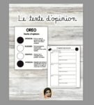 Gabarit - Plan d'un texte d'opinion (OREO)