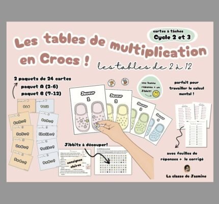 Les tables de multiplication en Crocs! (CAT)