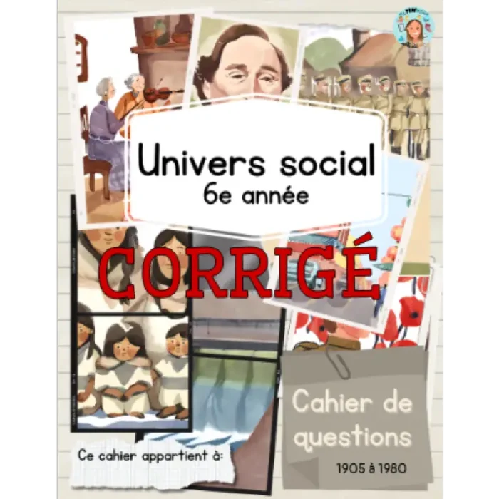 Cahier de questions en univers social | 6e année – Image 2