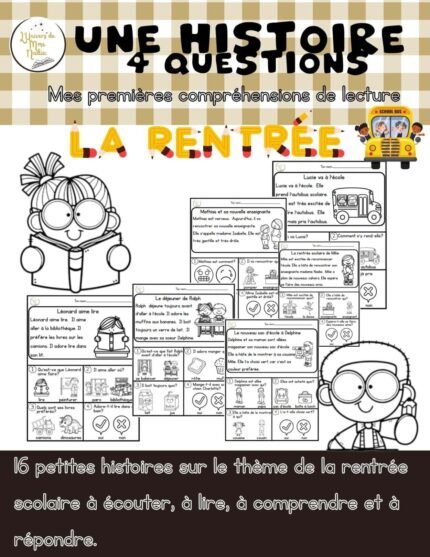 Une histoire, 4 questions (Mes premières compréhension de lecture)