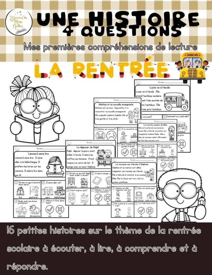 Une histoire, 4 questions (Mes premières compréhension de lecture) – Image 1