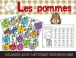 Chasse aux lettres minuscules - Thème des pommes