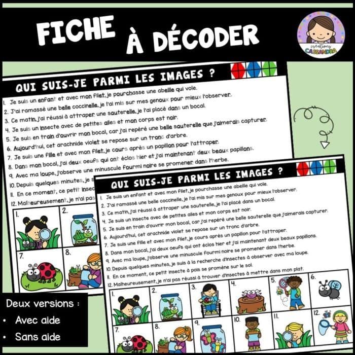 Ensemble - Fiche à décoder - Lecture de phrases – Image 1