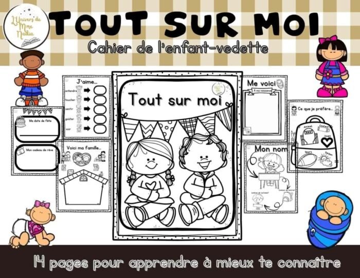 Tout sur moi - Cahier enfant-vedette – Image 1