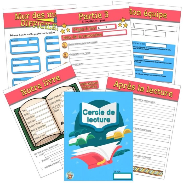 Cahier de cercle de lecture – Image 1