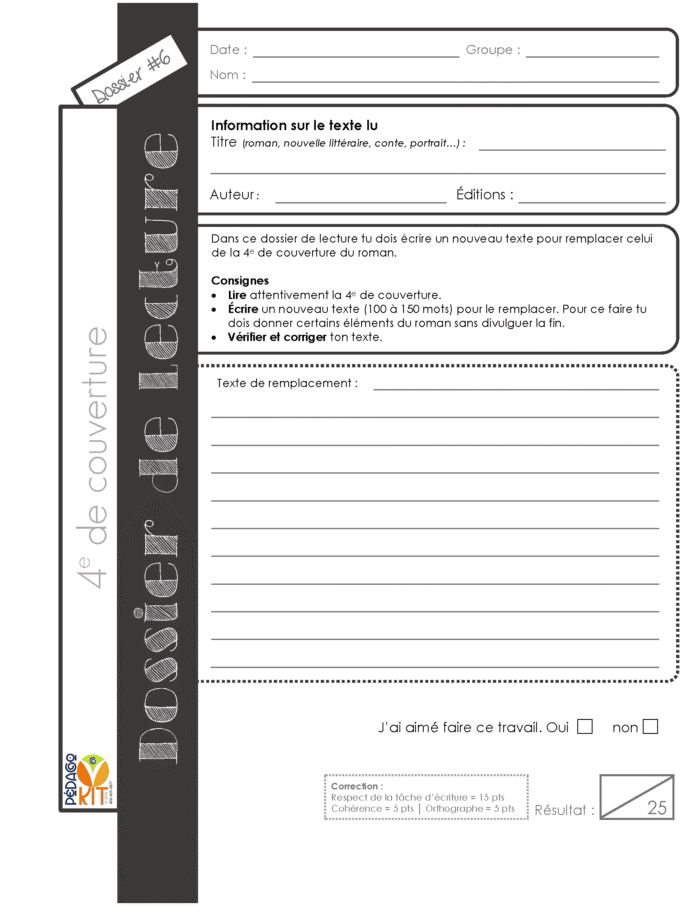 Dossiers de lecture – Image 1