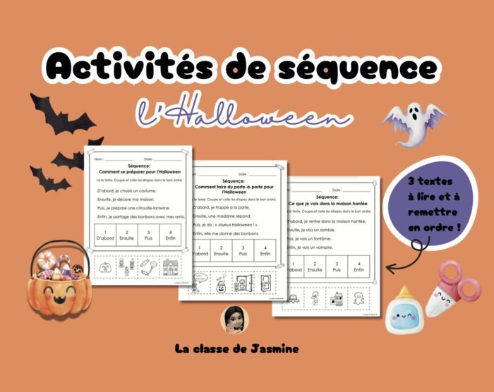Activités de séquence – Halloween – Image 1