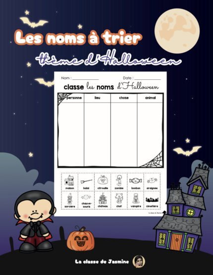 Les noms à trier: Halloween