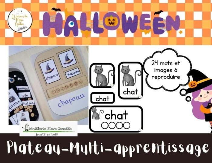 Halloween-Plateau-Multi-Apprentissage – Image 1