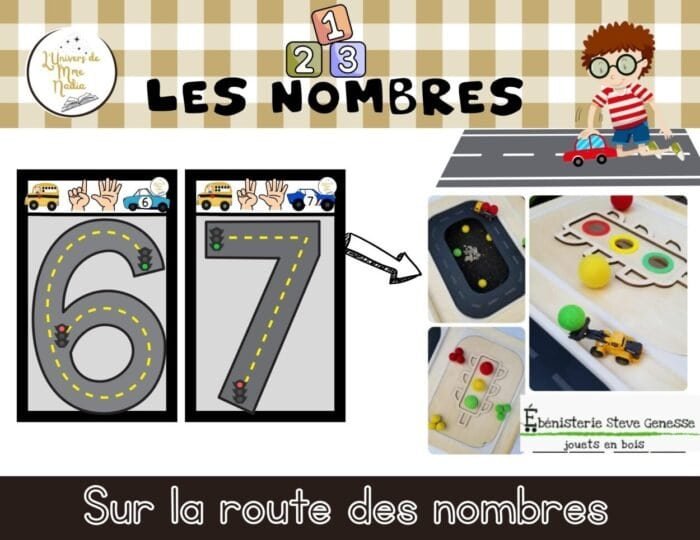 Sur la route des nombres ( Version Noir et blanc) – Image 1