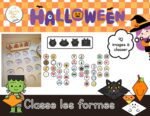 Halloween - Classe les formes