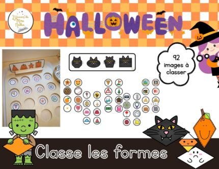 Halloween - Classe les formes