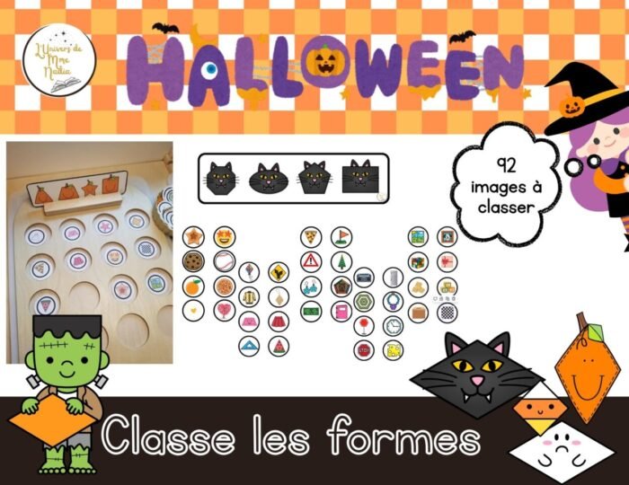 Halloween - Classe les formes – Image 1