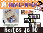 Les boites de 10 - Spécial Halloween