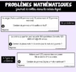 Problèmes mathématiques pour cahier ligné - 2e cycle