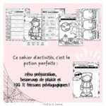 Cahier d'activités d'octobre Halloween – Image 3