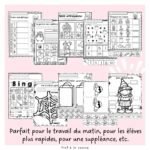 Cahier d'activités d'octobre Halloween – Image 4