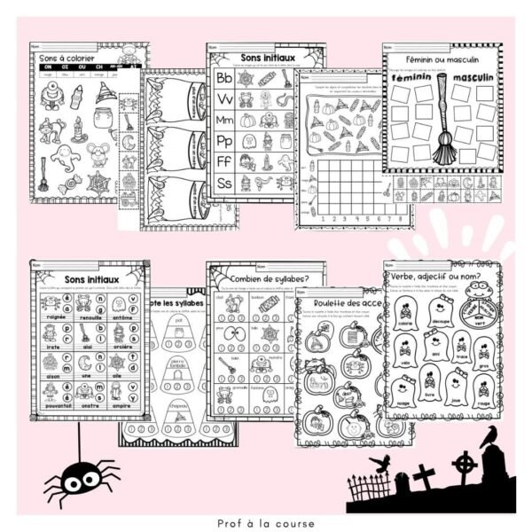 Cahier d'activités d'octobre Halloween – Image 5