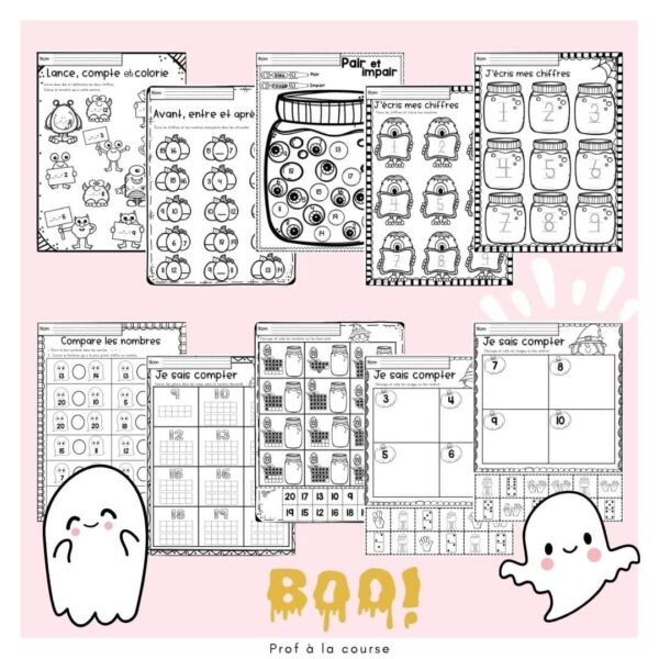 Cahier d'activités d'octobre Halloween – Image 7