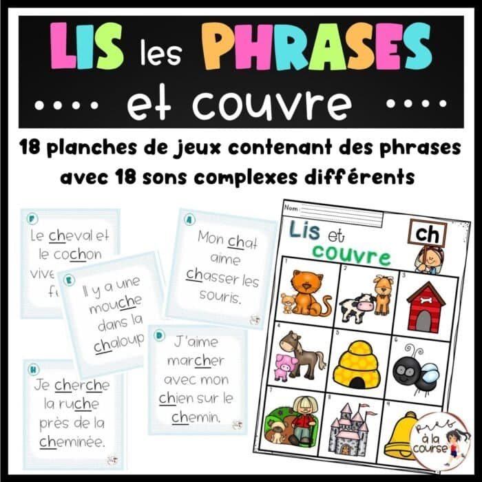 Jeu Lecture de phrases avec boîtes de sons – Image 1