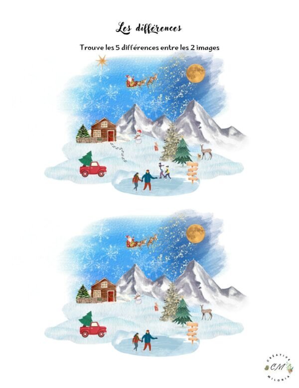 Cahier passe temps de Noël – Image 13