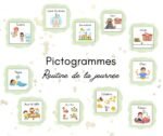 Pictogrammes routine de la journée
