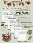 5 à 7 d'écriture - 6 activités pour novembre
