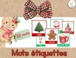Noël-Mots-étiquettes