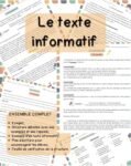 Ensemble - Le texte informatif