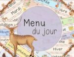 Menu du jour - Les animaux de la forêt