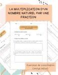 La multiplication d’un nombre naturel par une fraction
